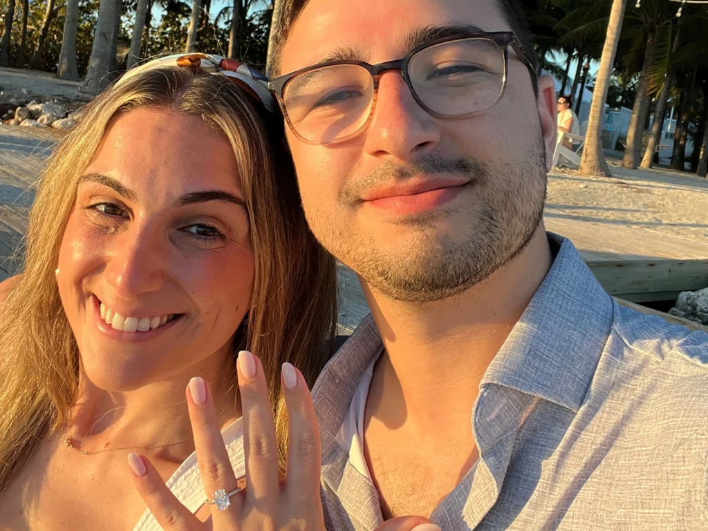 Rebecca and Benji engagement